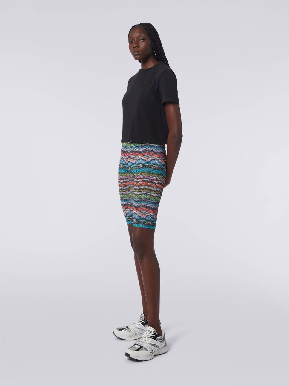 Missoni Shorts in nylon stretch stampato Sconto
