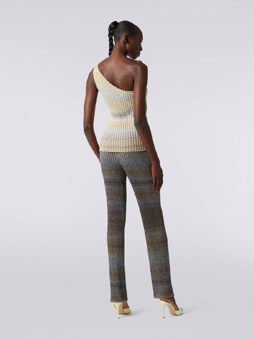 Missoni Pantaloni dritti in viscosa e lurex a costine Hotsell