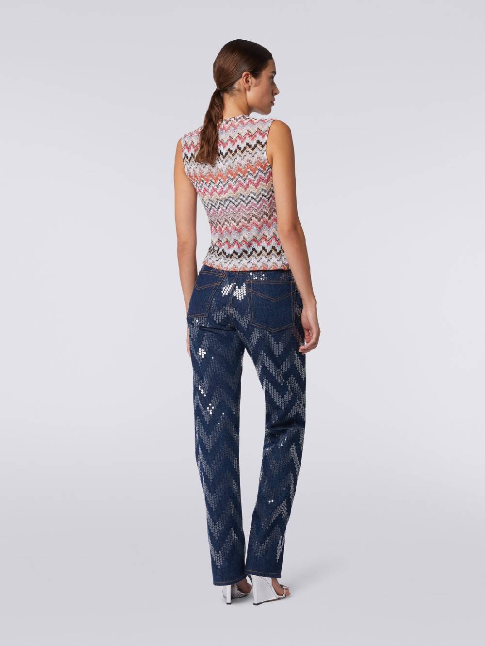 Missoni Canottiera girocollo zig zag con arricciature I Più Venduti