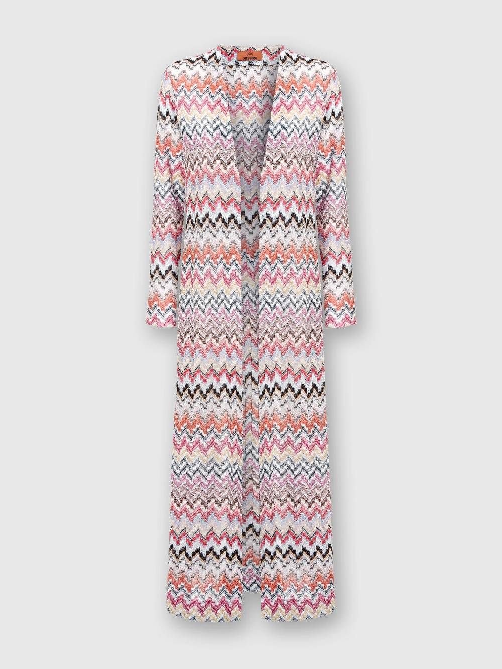 Missoni Cardigan lungo in maglia lamé zig zag Negozio