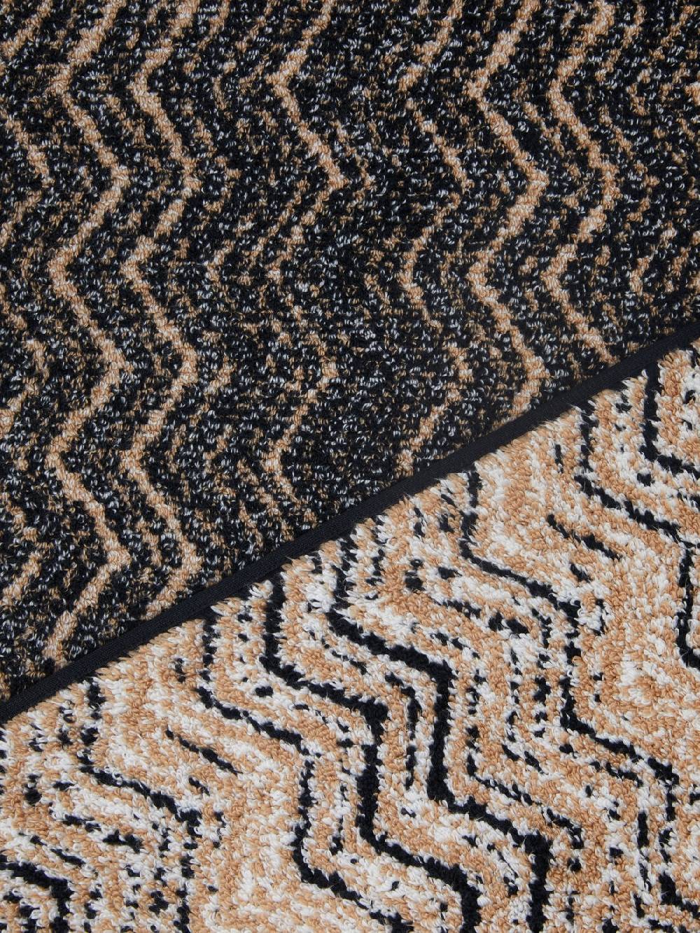 Missoni Tappetino da bagno Azul 60x90 cm in cotone chevron Sconto di tempo limitato