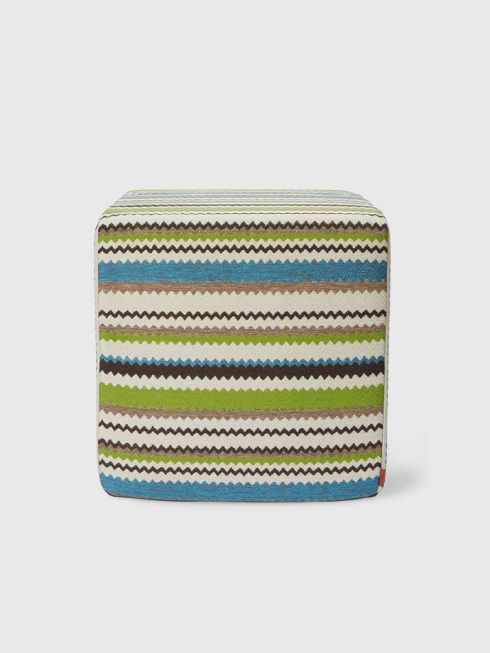 Missoni Pouf da esterno cubico Cancun chevron 40x40x40 cm Vendite stagionali