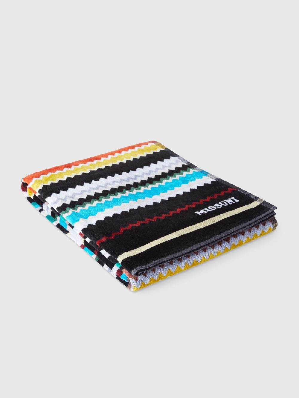 Missoni Telo mare 100x180 cm Curt in spugna di cotone zig zag Smaltimento dello stoccaggio