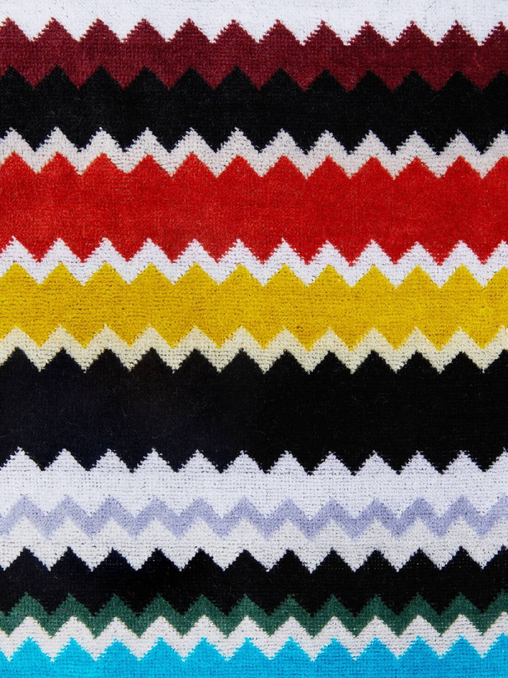 Missoni Telo mare 100x180 cm Curt in spugna di cotone zig zag Smaltimento dello stoccaggio