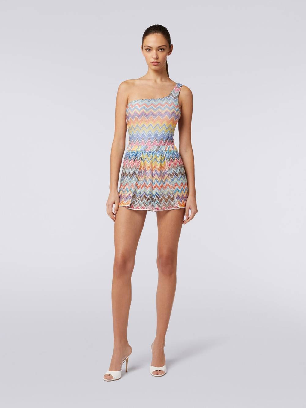 Missoni Shorts copricostume con stampa zig zag e lurex Vendita calda