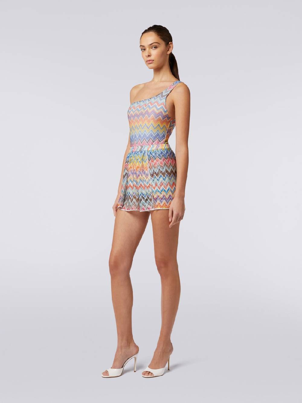 Missoni Shorts copricostume con stampa zig zag e lurex Vendita calda