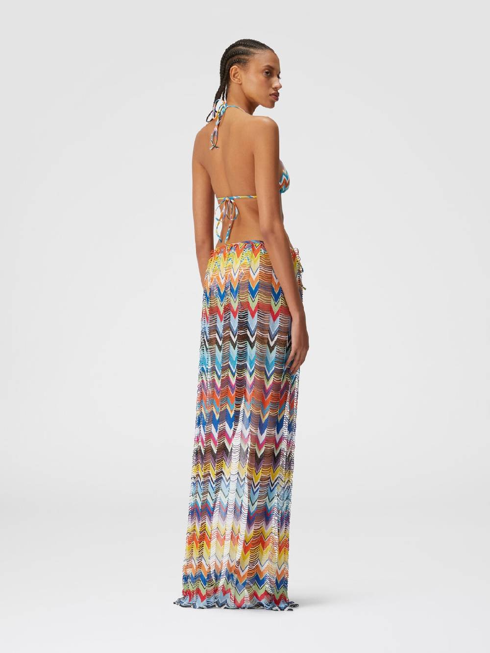 Missoni Gonna copricostume lunga a trama larga con lurex Offerte stagionali