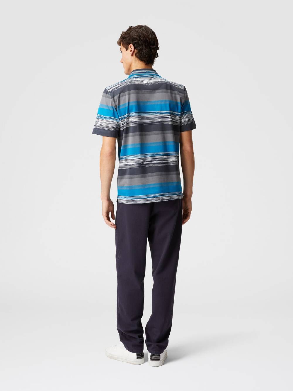 Missoni Polo in jersey di cotone a righe sfumate Comprane uno, ottenene uno gratis