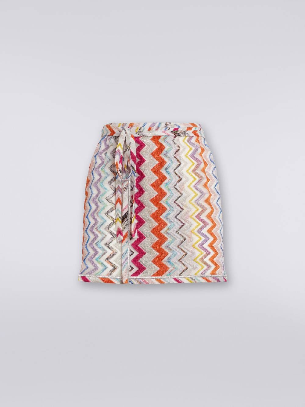 Missoni Minigonna a portafoglio zig zag con lurex Ritorno libero
