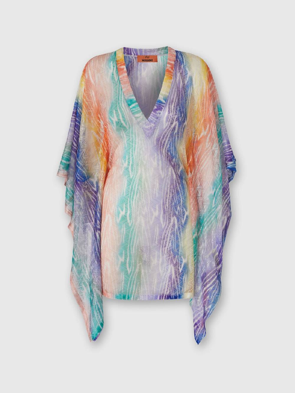 Missoni Caftano copricostume corto stampa tie-dye Ultimi tre giorni
