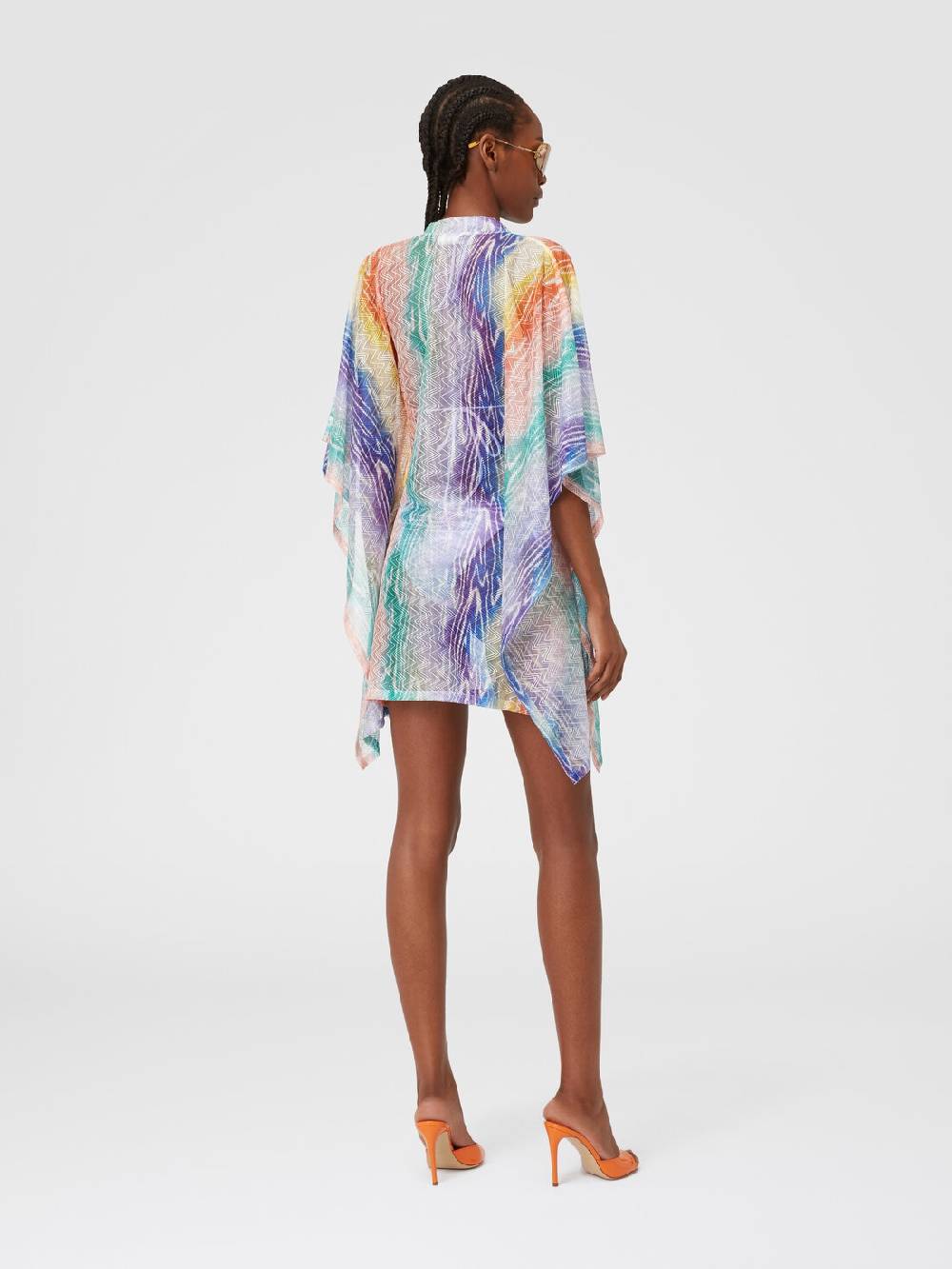 Missoni Caftano copricostume corto stampa tie-dye Ultimi tre giorni