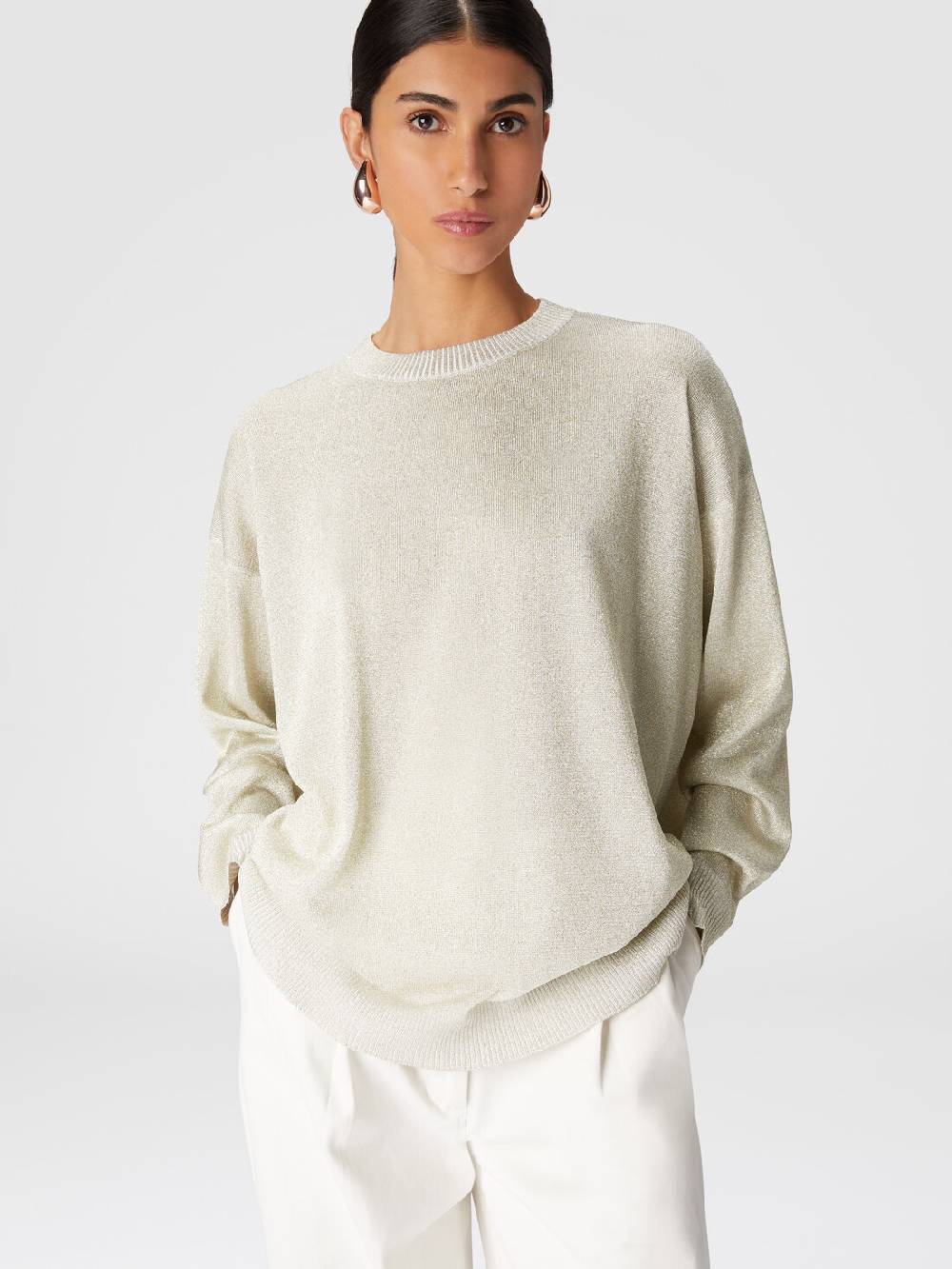 Missoni Pullover girocollo in viscosa effetto glitter Fino al 50% di sconto