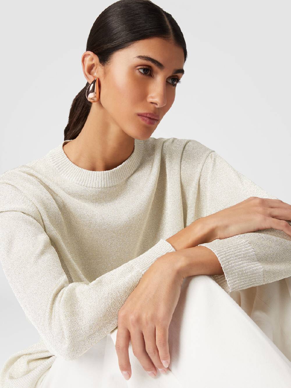 Missoni Pullover girocollo in viscosa effetto glitter Fino al 50% di sconto