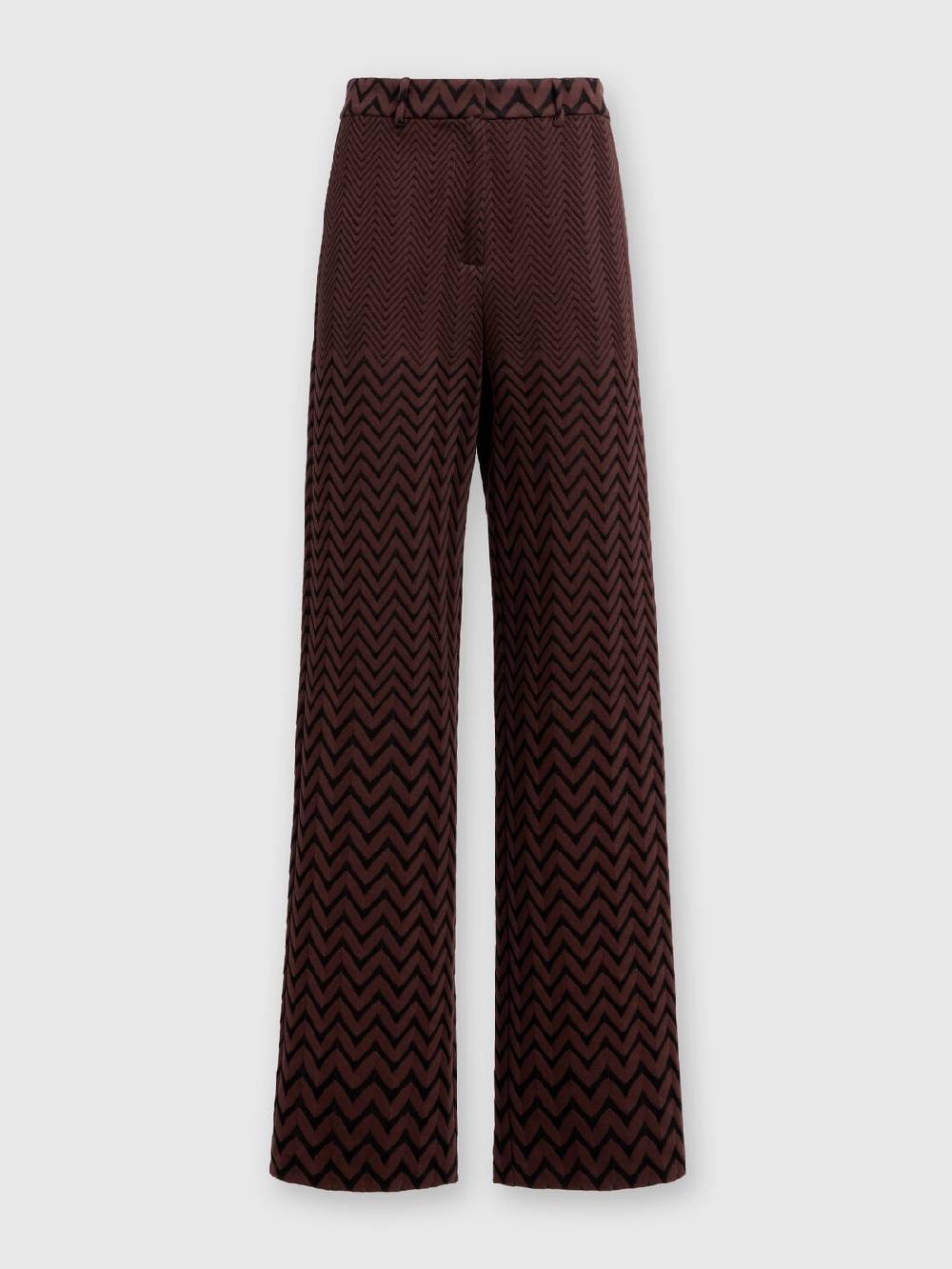 Missoni Pantaloni classici in cotone e viscosa zig zag Solo un giorno rimasto
