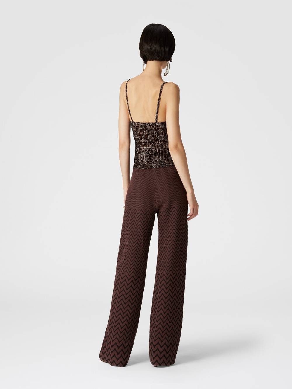 Missoni Pantaloni classici in cotone e viscosa zig zag Solo un giorno rimasto