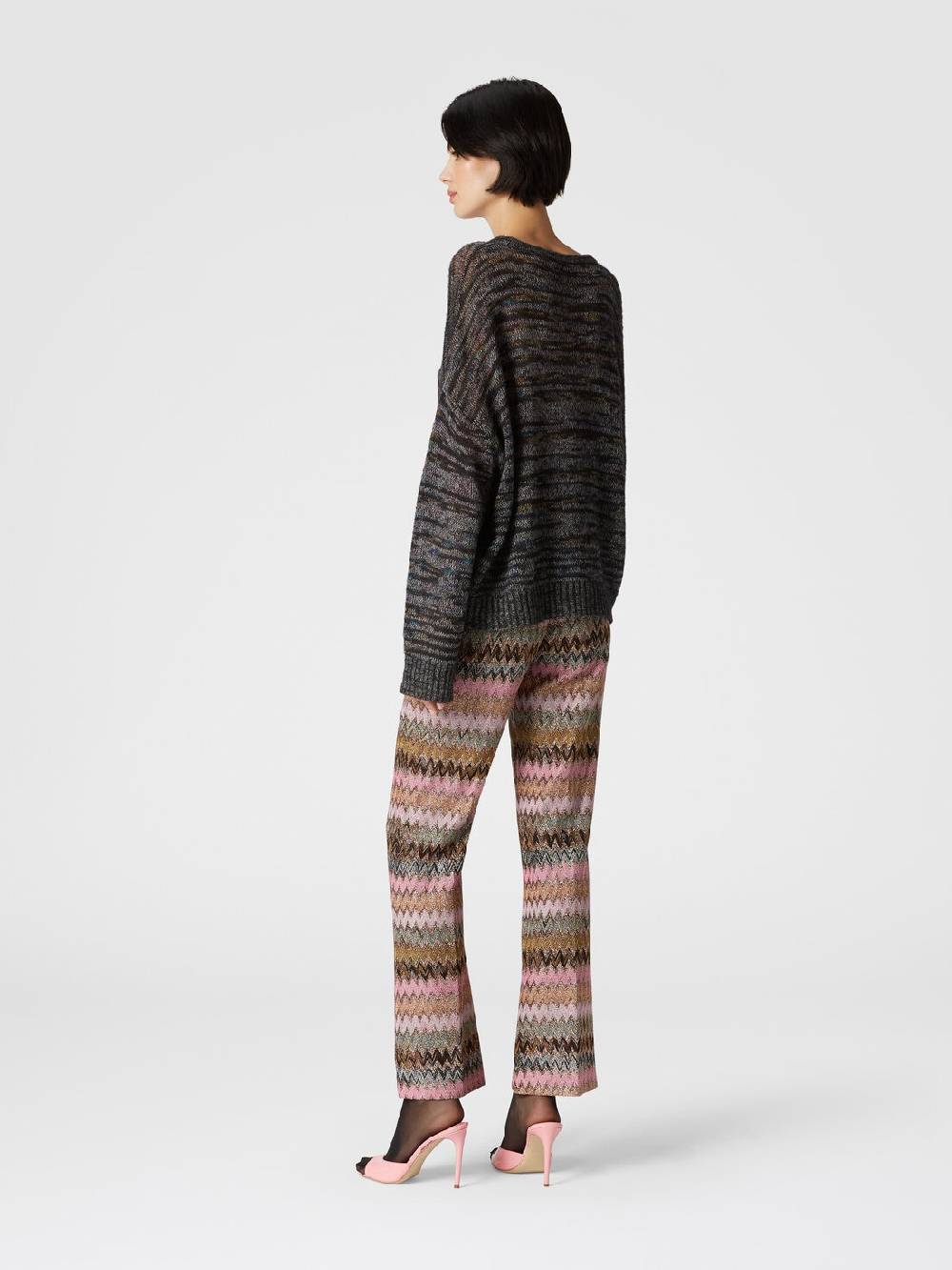 Missoni Pullover girocollo in viscosa, alpaca e lana Black Friday Prezzi