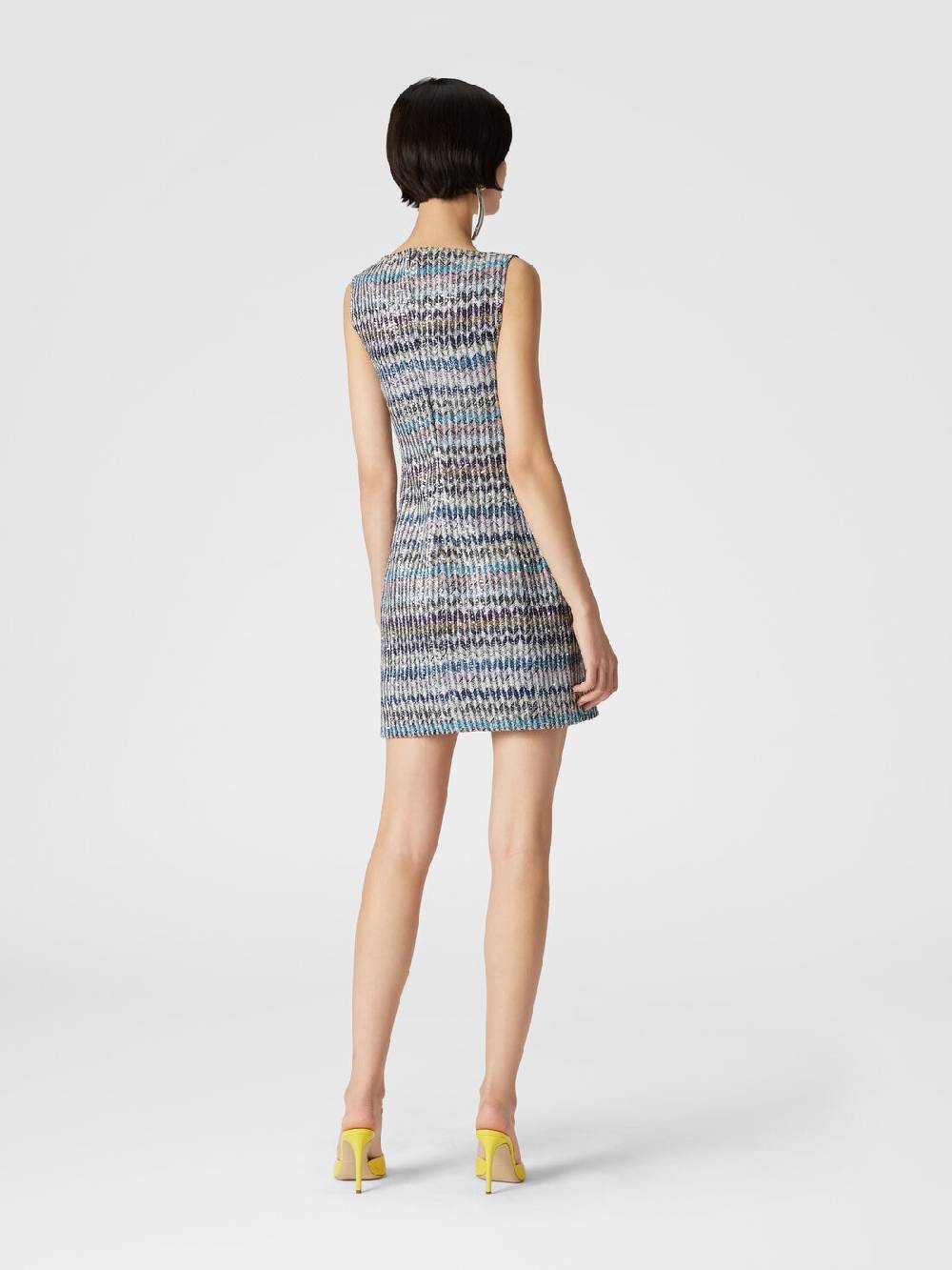 Missoni Mini-abitoin maglia lamé con scollatura a cuore In vendita