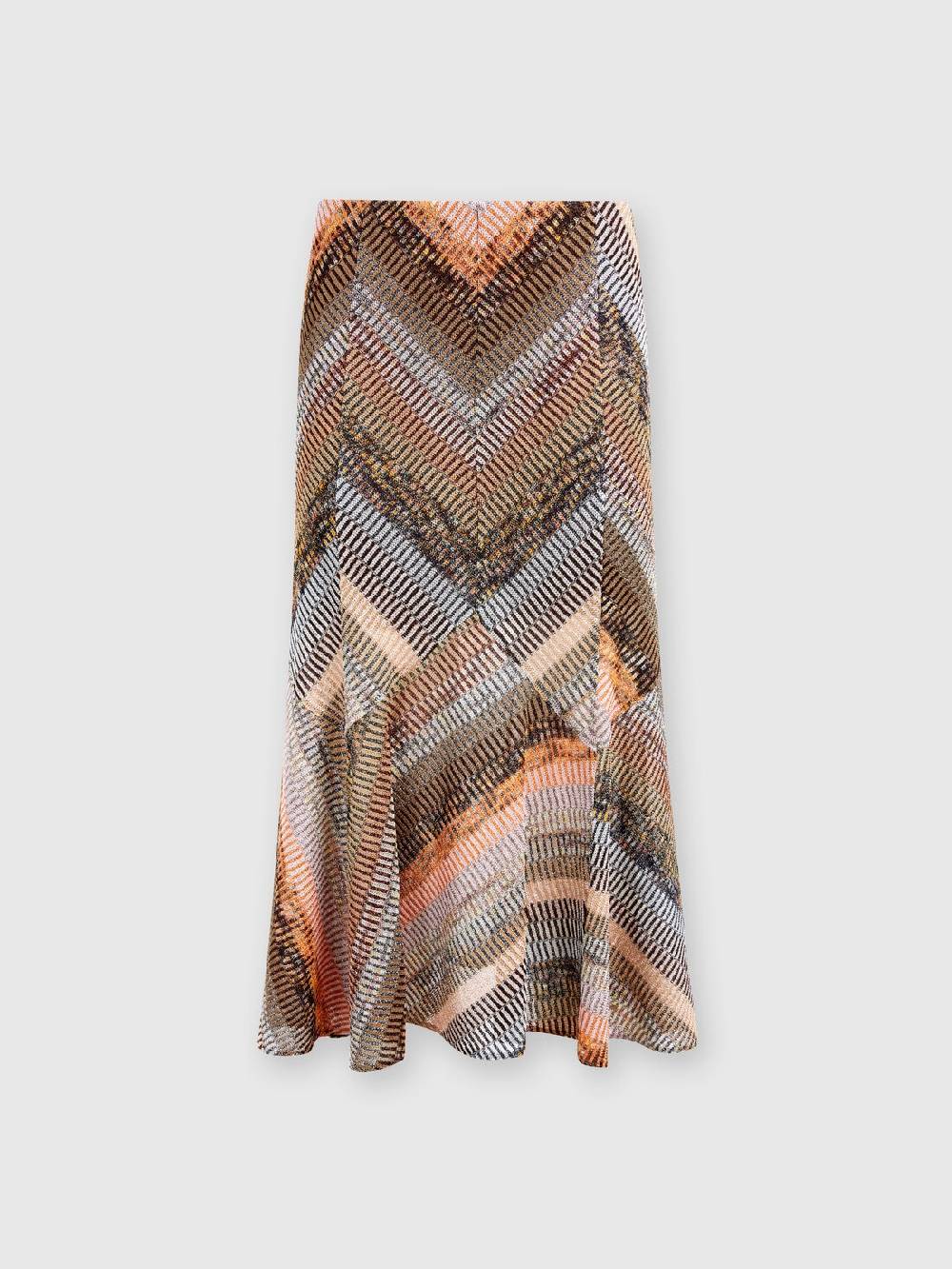Missoni Gonna midi svasata lamé effetto patchwork Duty-free