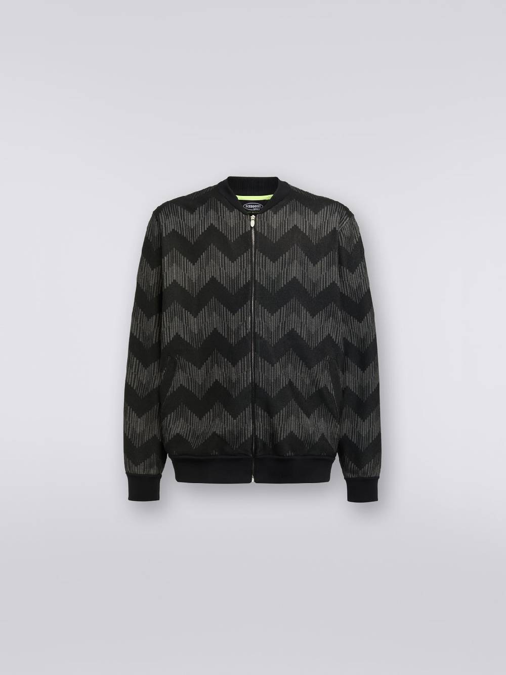 Missoni Bomber in misto cotone zig zag in collaborazione con Mike Maignan Spedizione Gratuita