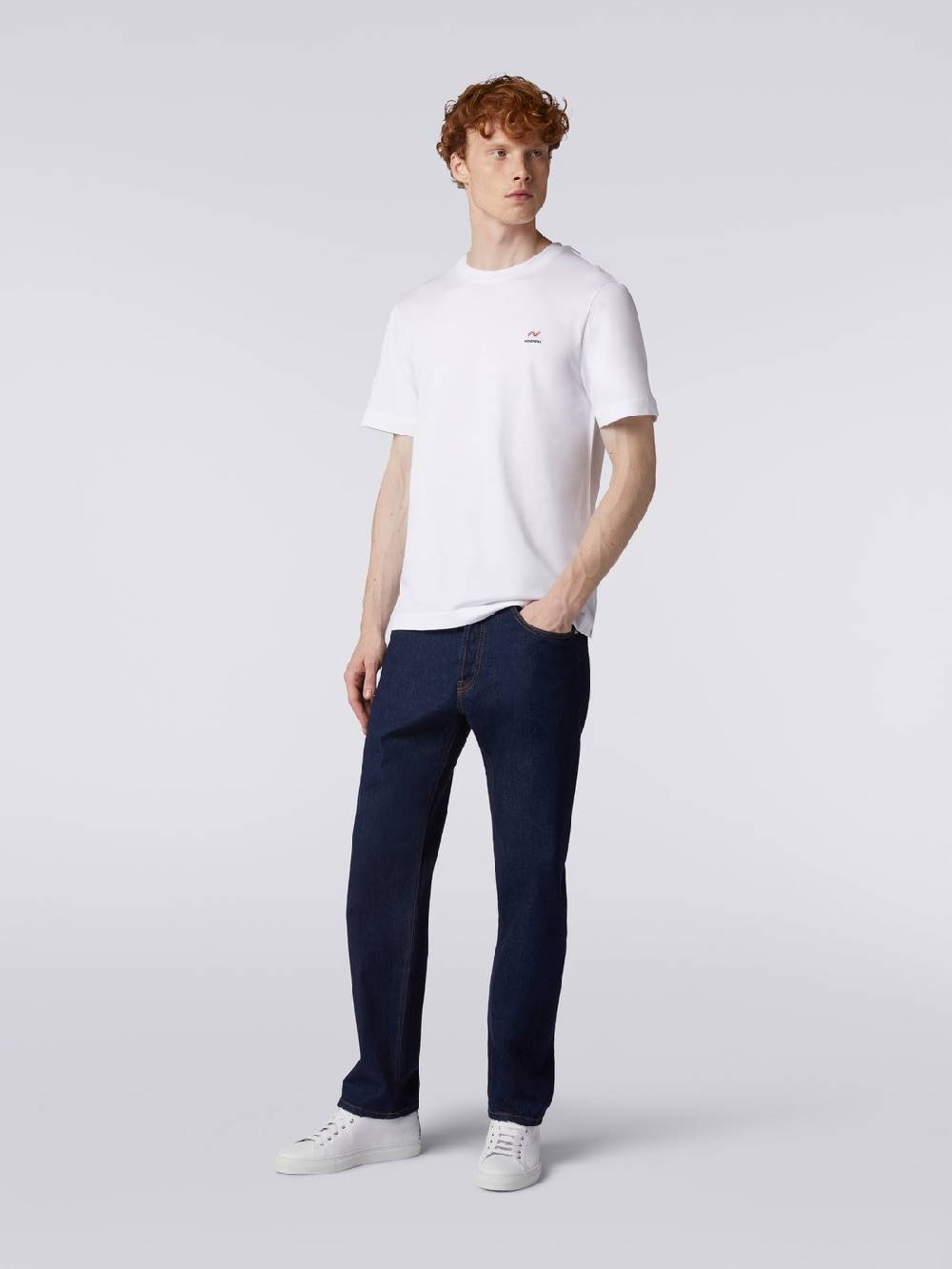 Missoni T-shirt girocollo in cotone con ricamo e logo Soddisfazione Garantita