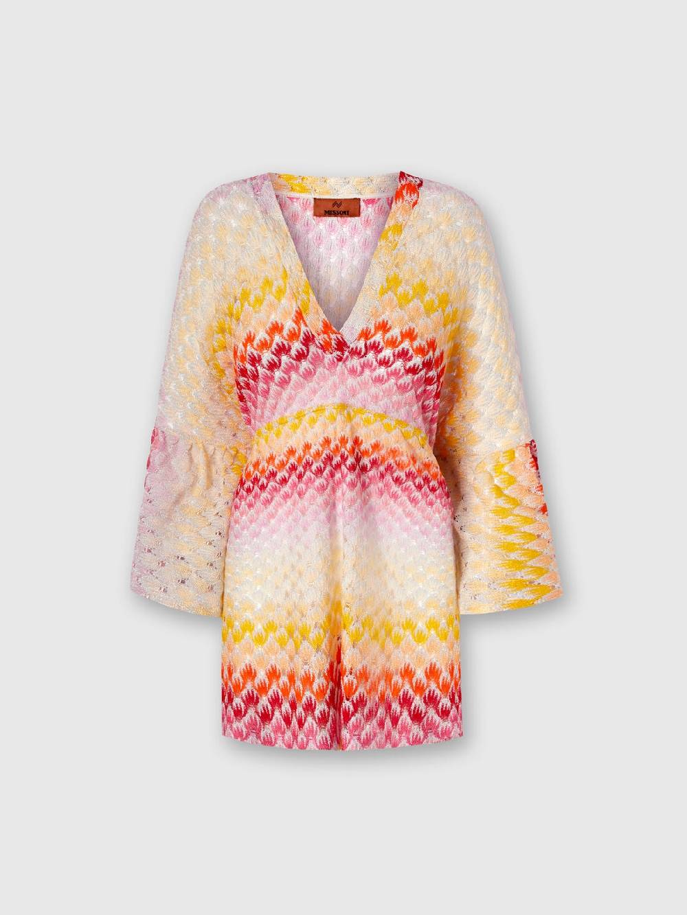 Missoni Caftano copricostume corto effetto pizzo con lurex Consegna Veloce