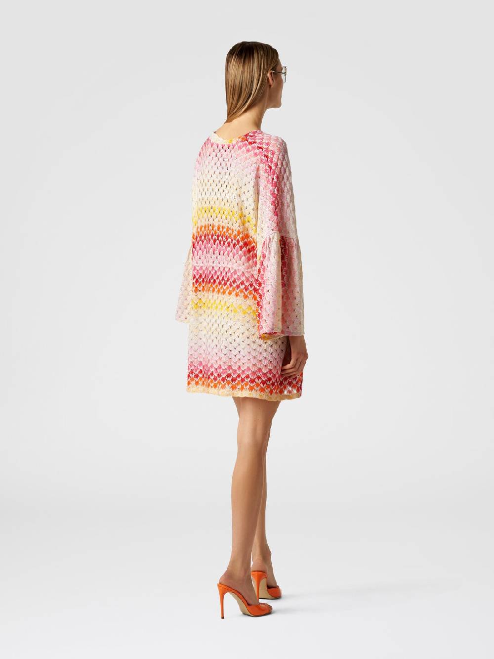 Missoni Caftano copricostume corto effetto pizzo con lurex Consegna Veloce