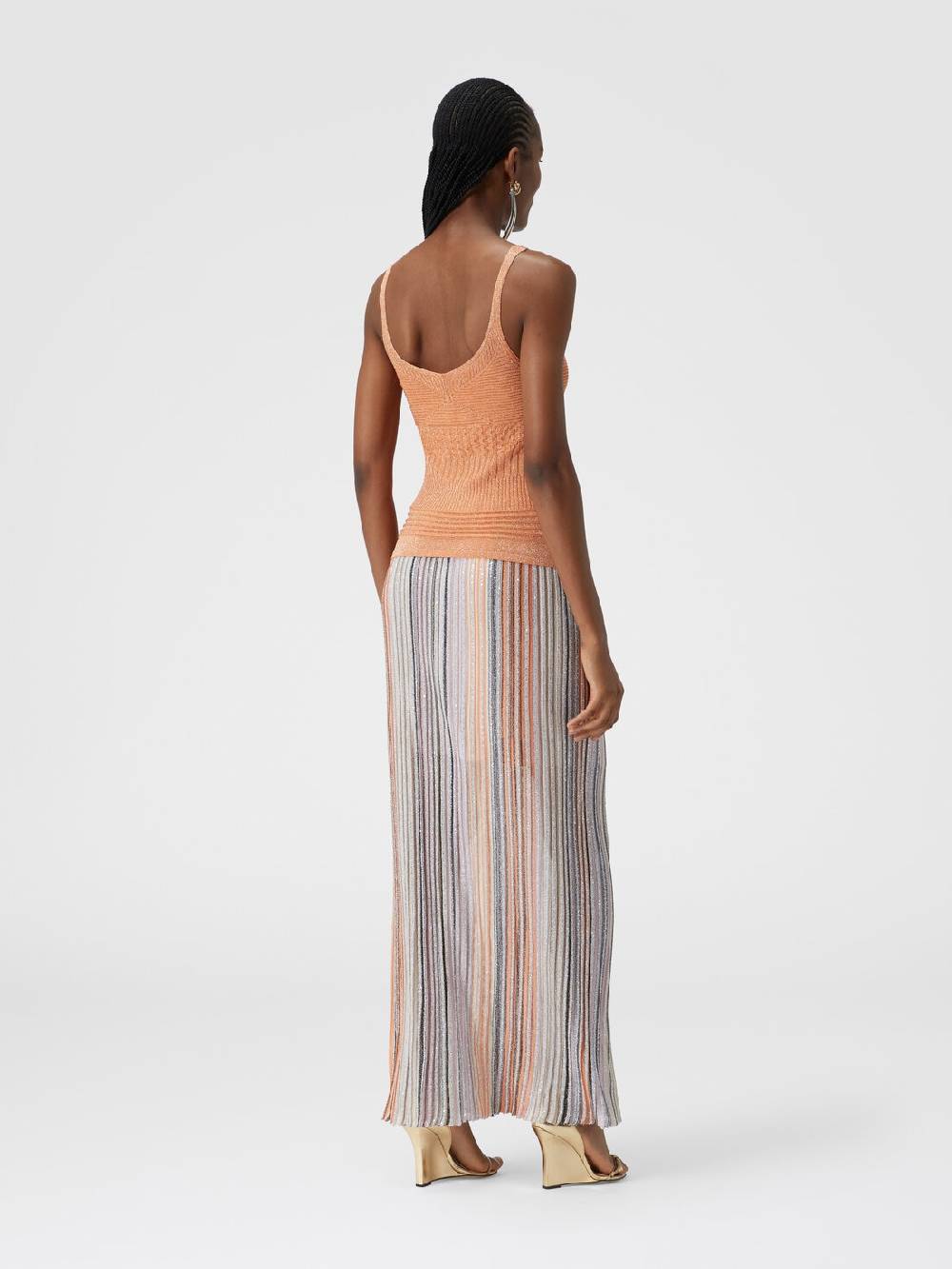 Missoni Canottiera in viscosa multilavorazione lamé Fino Al -60%