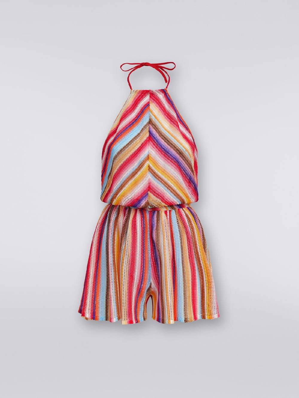 Missoni Tuta shorts in crochet con scollatura all'americana Offerta