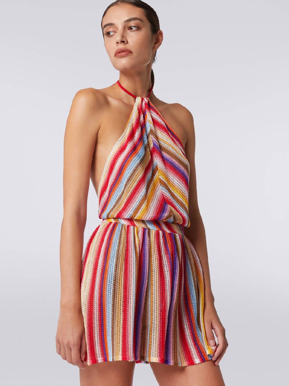 Missoni Tuta shorts in crochet con scollatura all'americana Offerta