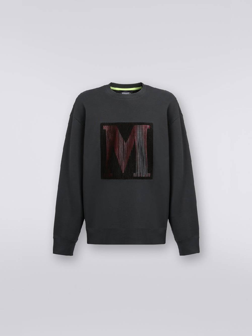 Missoni Felpa girocollo in cotone con macro-logo in collaborazione con Mike Maignan Hotsell
