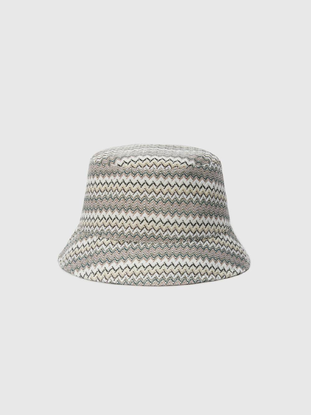 Missoni Bucket hat in viscosa e cotone zig zag Vendita Calda