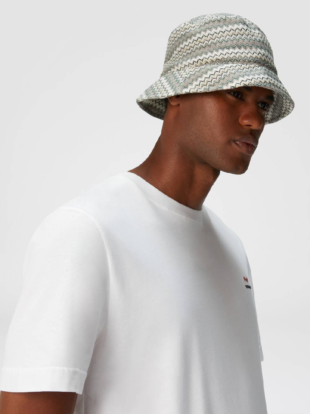 Missoni Bucket hat in viscosa e cotone zig zag Vendita Calda