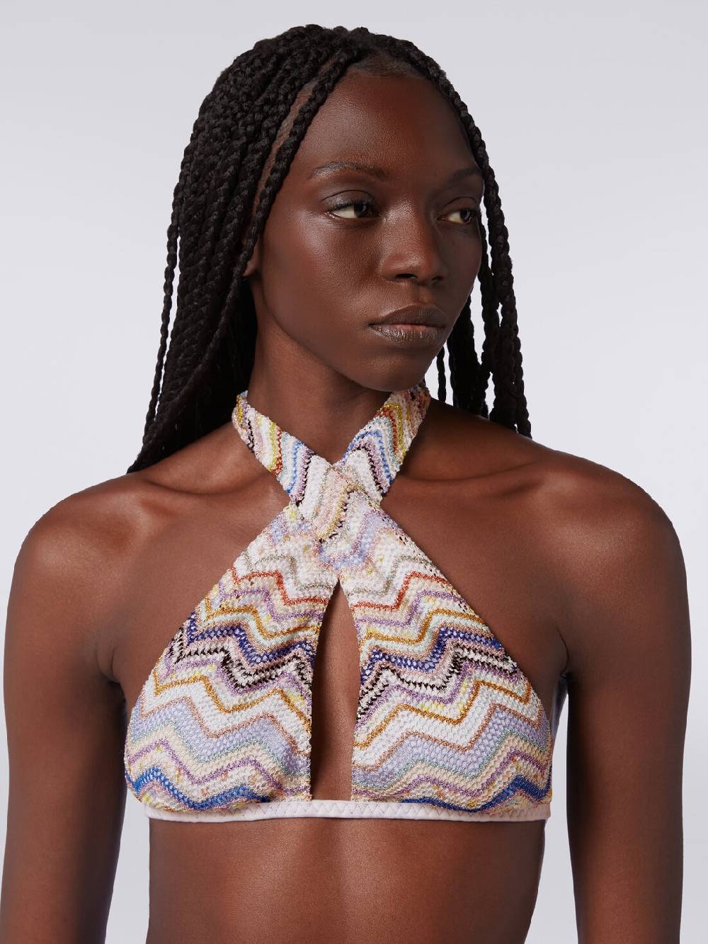Missoni Bikini in crochet con lurex e slip a vita alta Offerta speciale