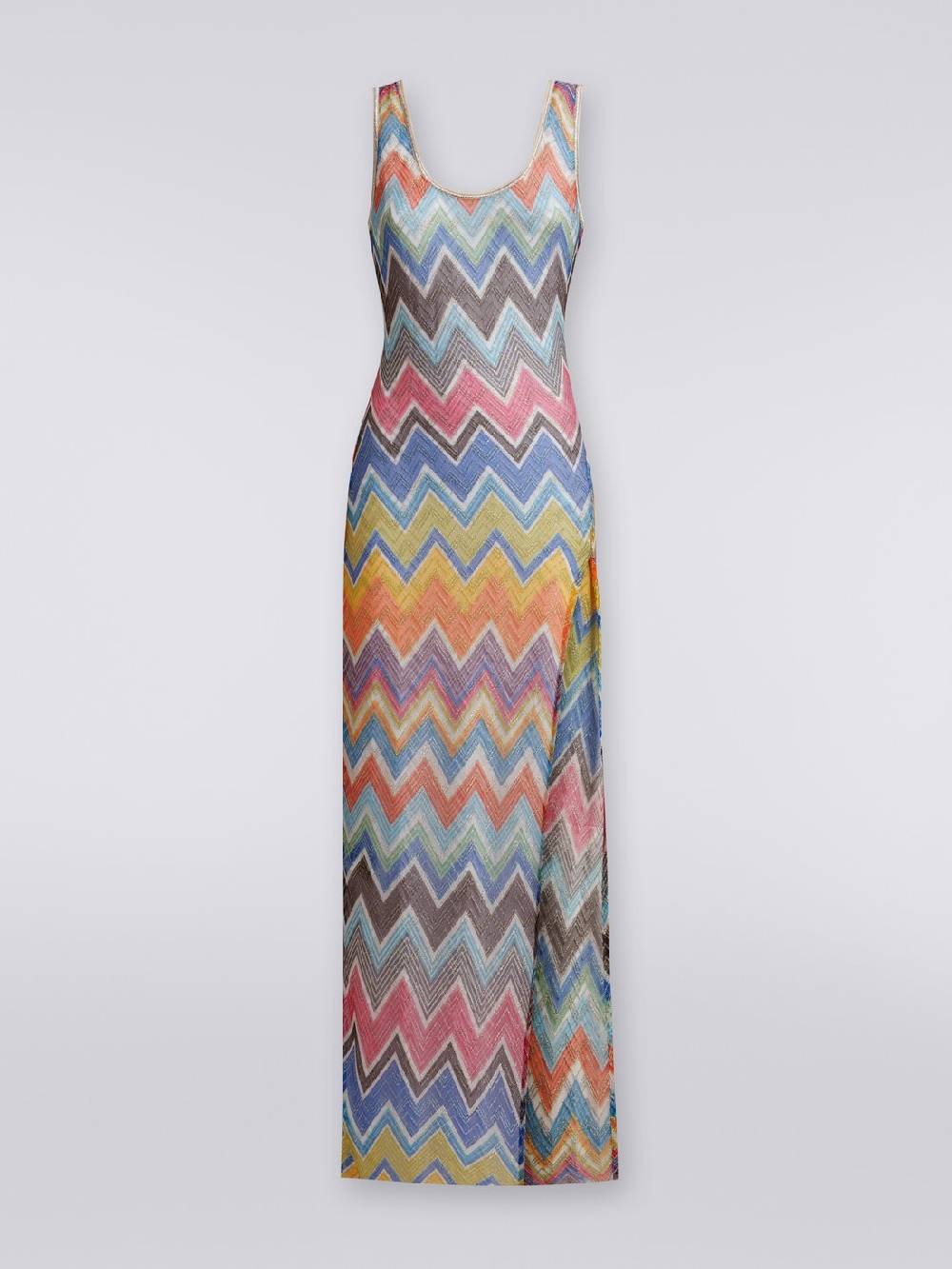 Missoni Copricostume lungo stampa zig zag con lurex Comprare a buon mercato