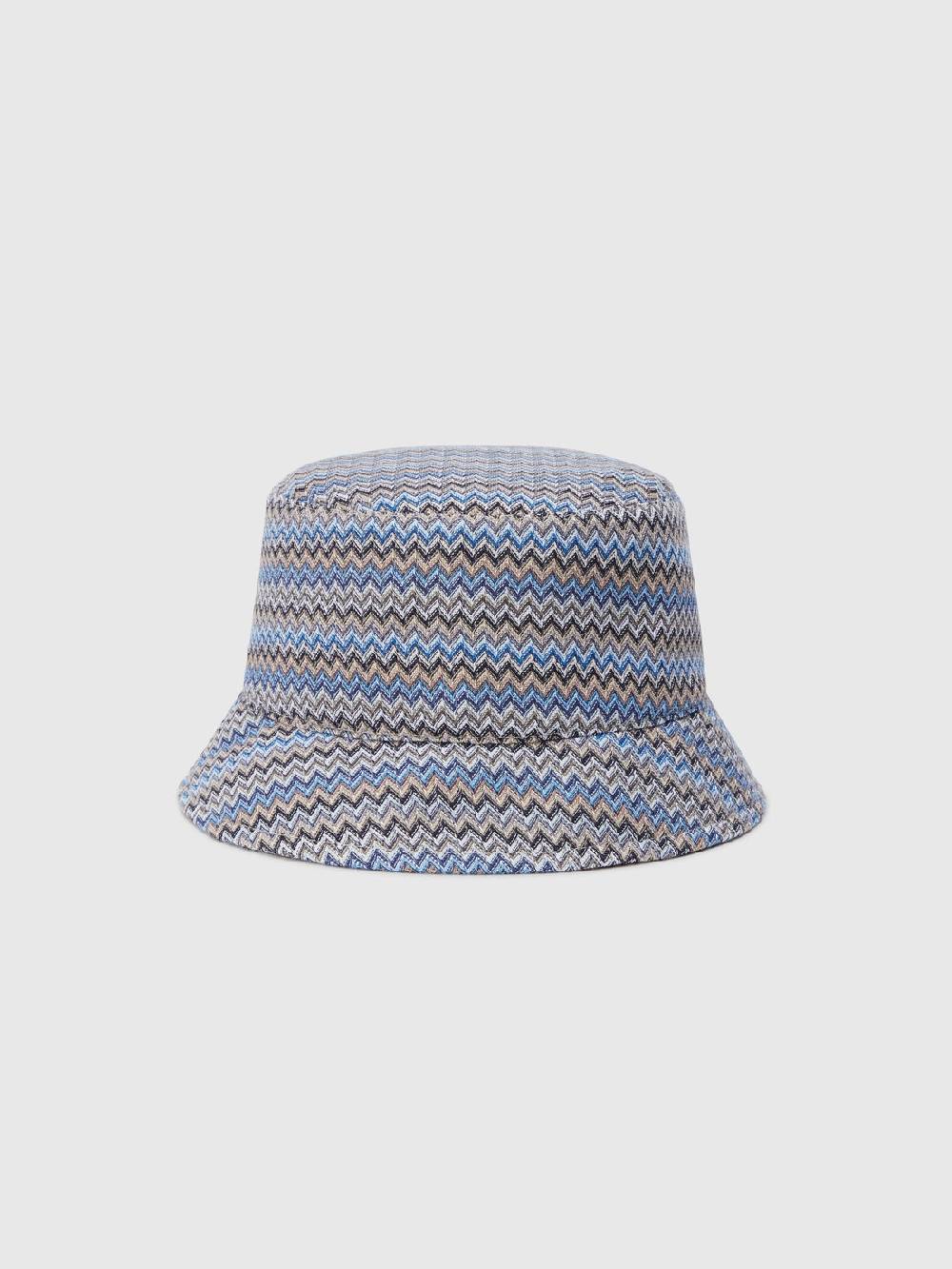 Missoni Bucket hat in viscosa e cotone zig zag Fornitura limitata