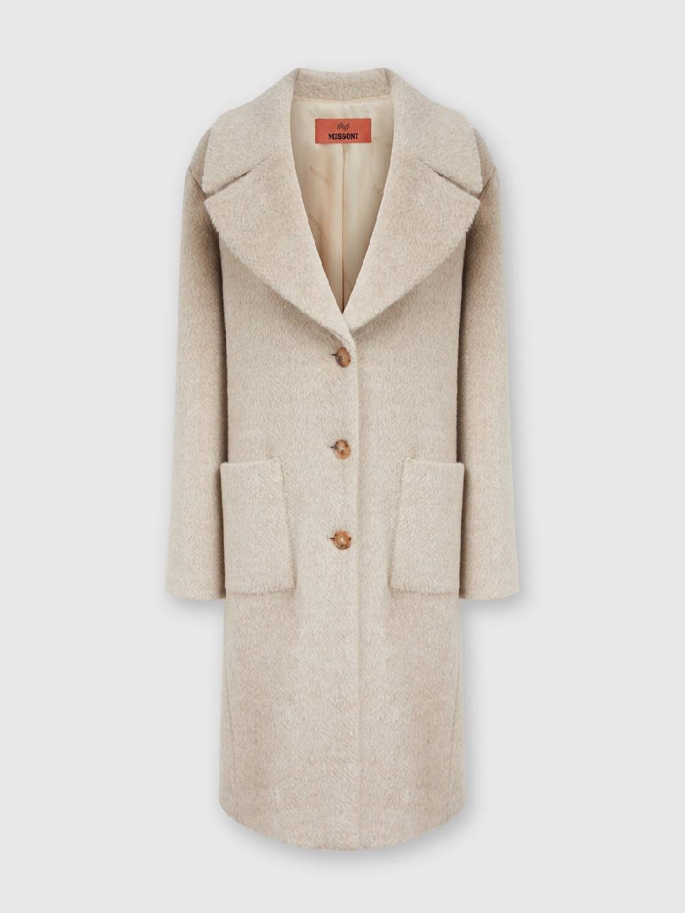Missoni Cappotto lungo in misto alpaca Black Friday