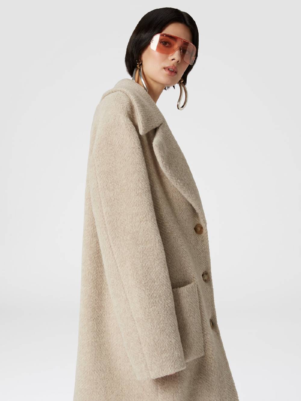 Missoni Cappotto lungo in misto alpaca Black Friday