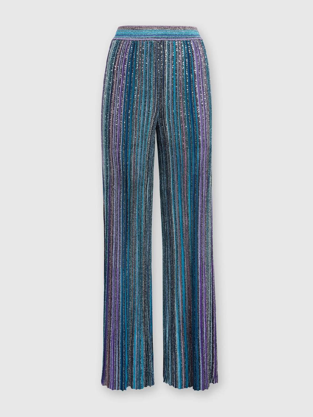 Missoni Pantapalazzo a costine con paillettes Offerta natalizia