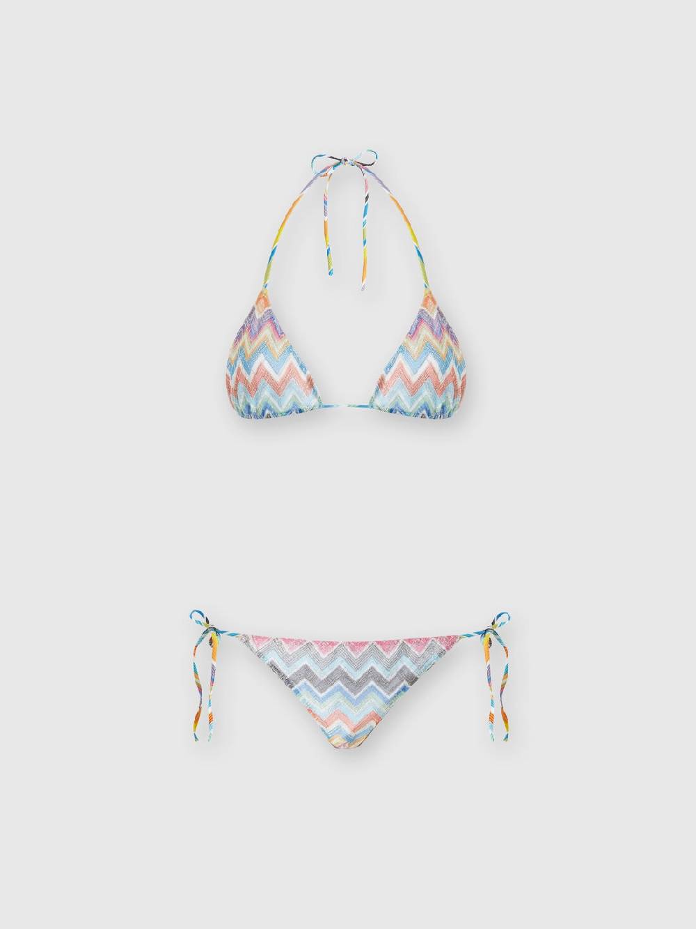 Missoni Bikini in misto viscosa zig zag con lurex Smaltimento dello stoccaggio