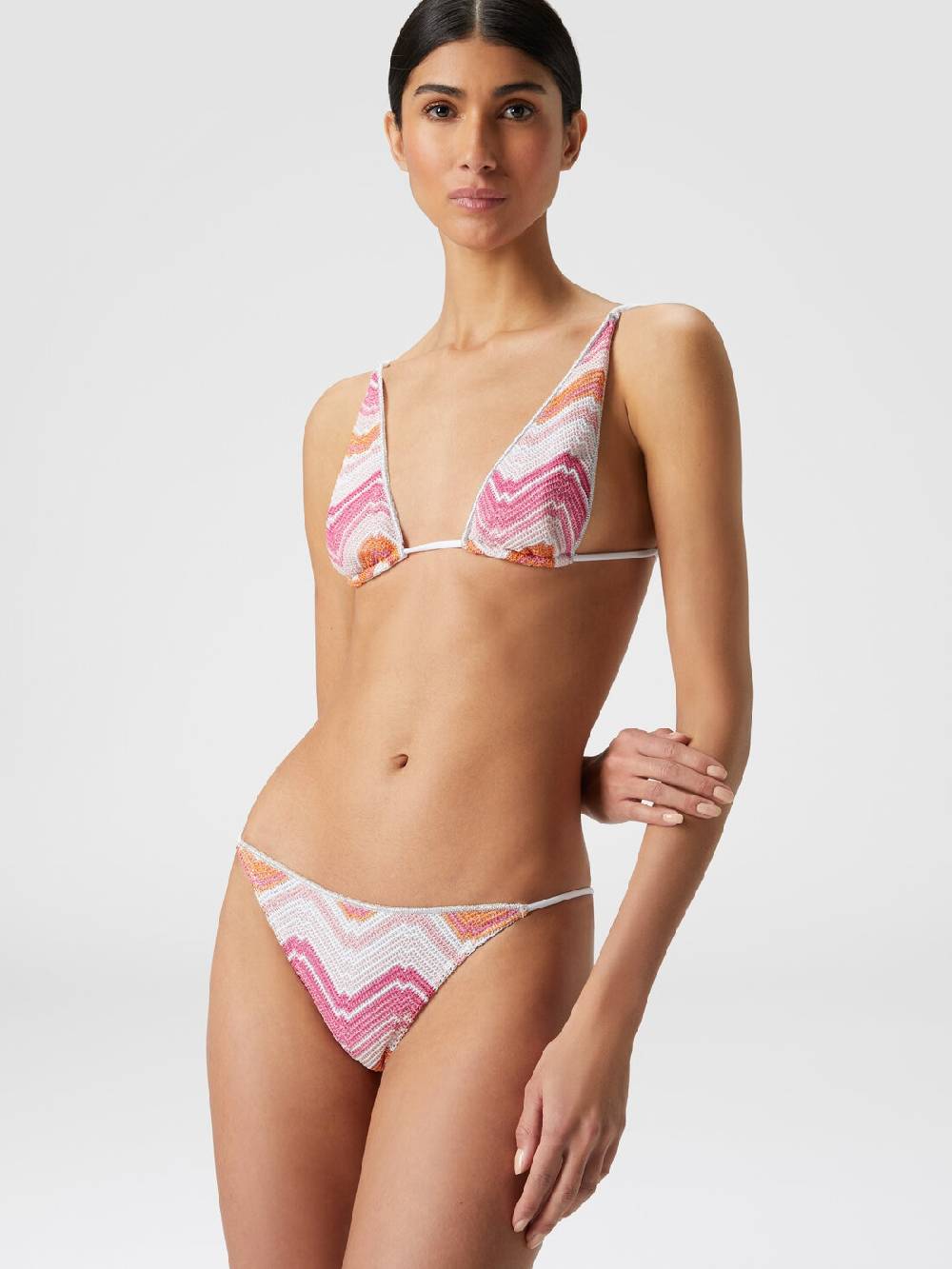 Missoni Bikini in misto viscosa chevron con lurex Offerta migliore