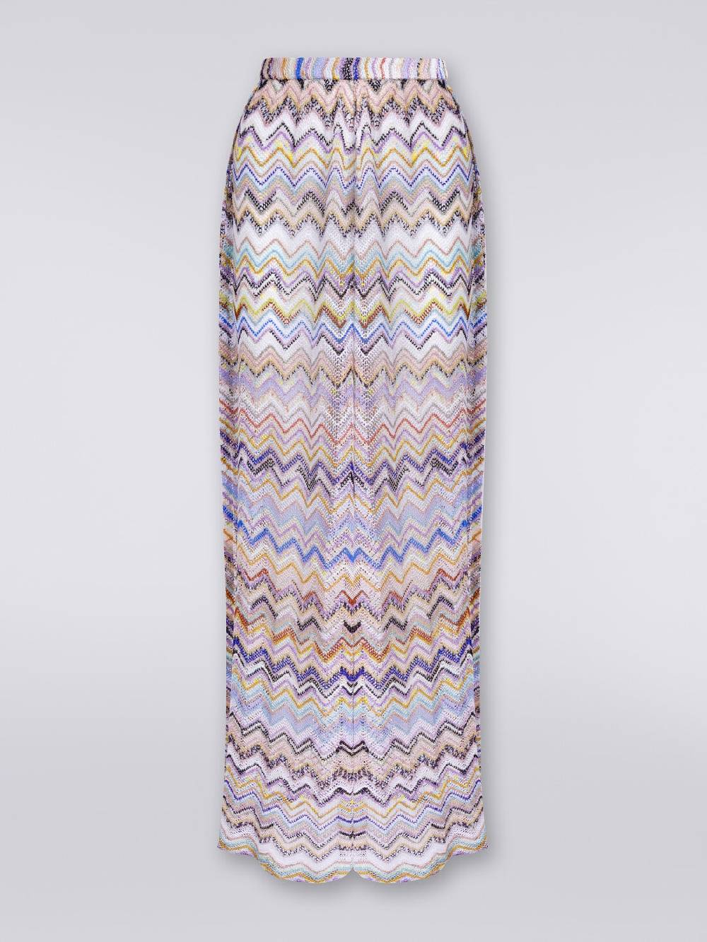 Missoni Pantaloni in maglia di viscosa a rete zig zag con lurex Grandi sconti