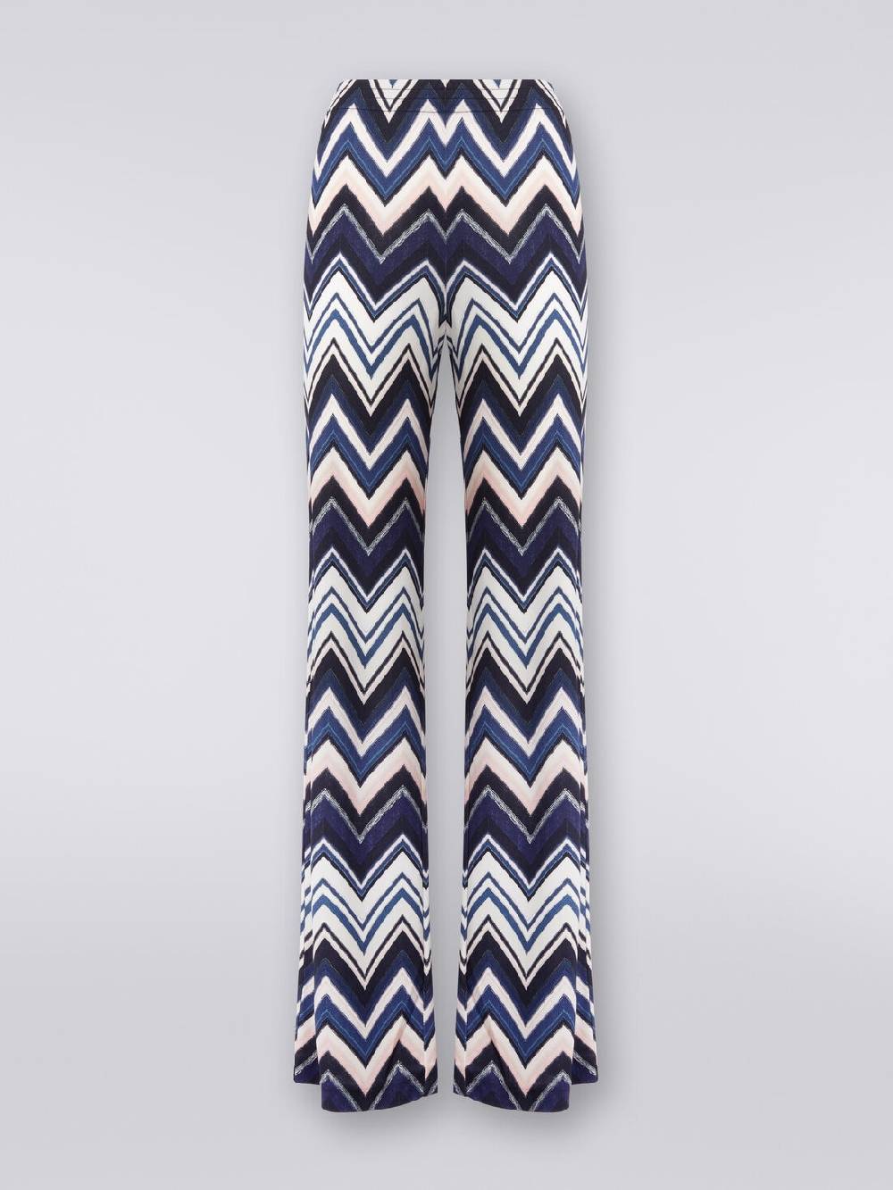Missoni Pantaloni in viscosa con stampa zig zag Offerte speciali