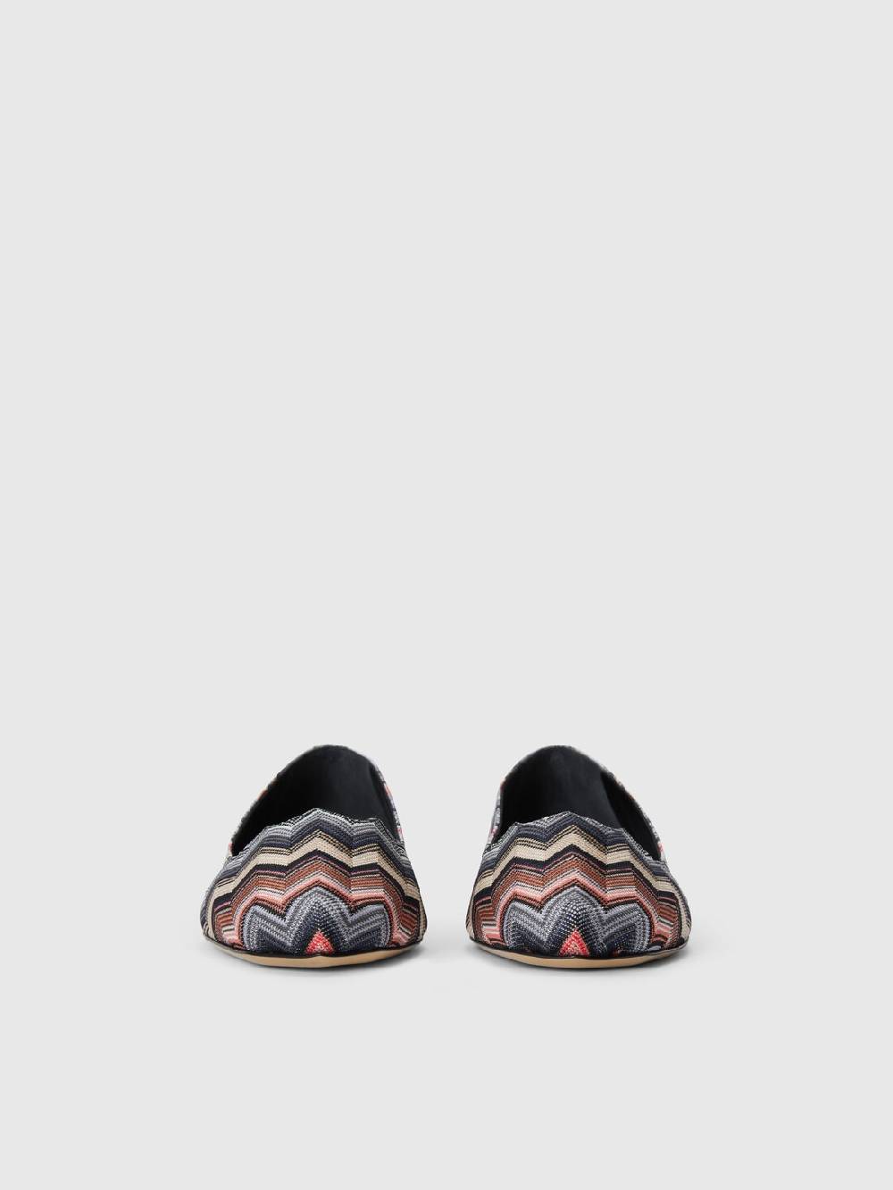 Missoni Ballerine in tessuto chevron Ultimi tre giorni