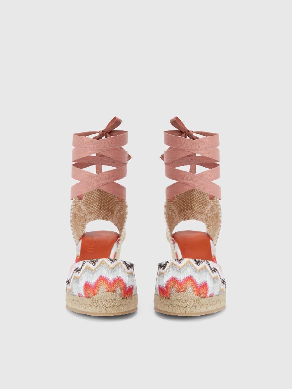 Missoni Espadrilles con tomaia in tessuto chevron e zeppa ACQUISTA ORA