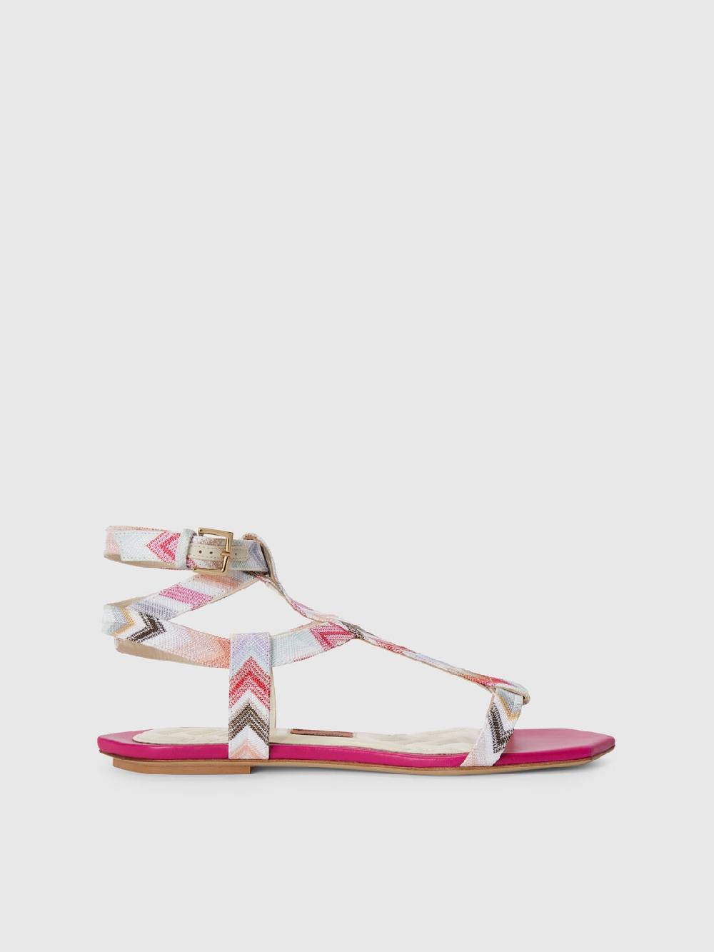 Missoni Sandali bassi in tessuto zig zag Ultimi due giorni
