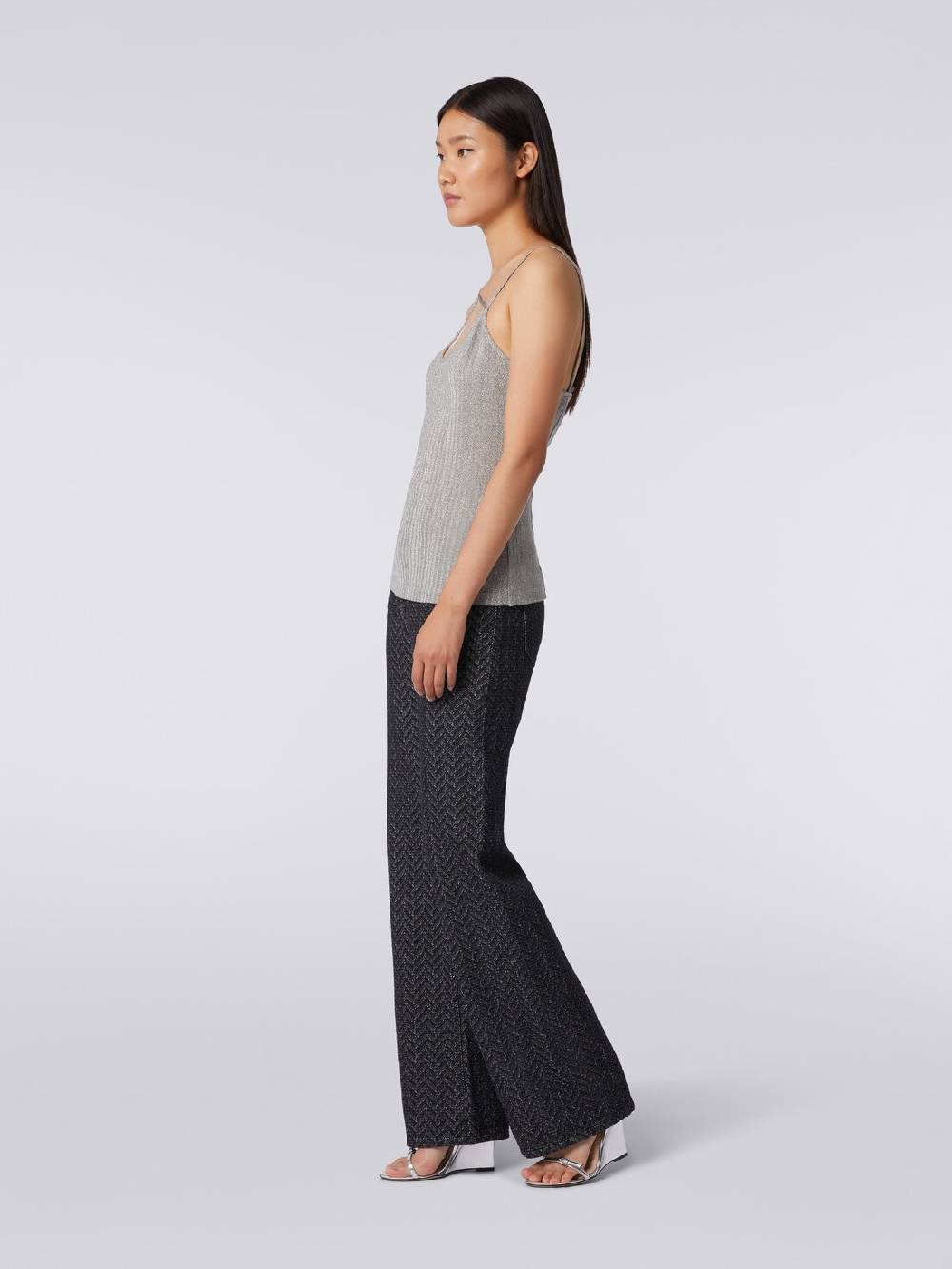 Missoni Canottiera in cotone e viscosa lamé Offerta speciale della fabbrica