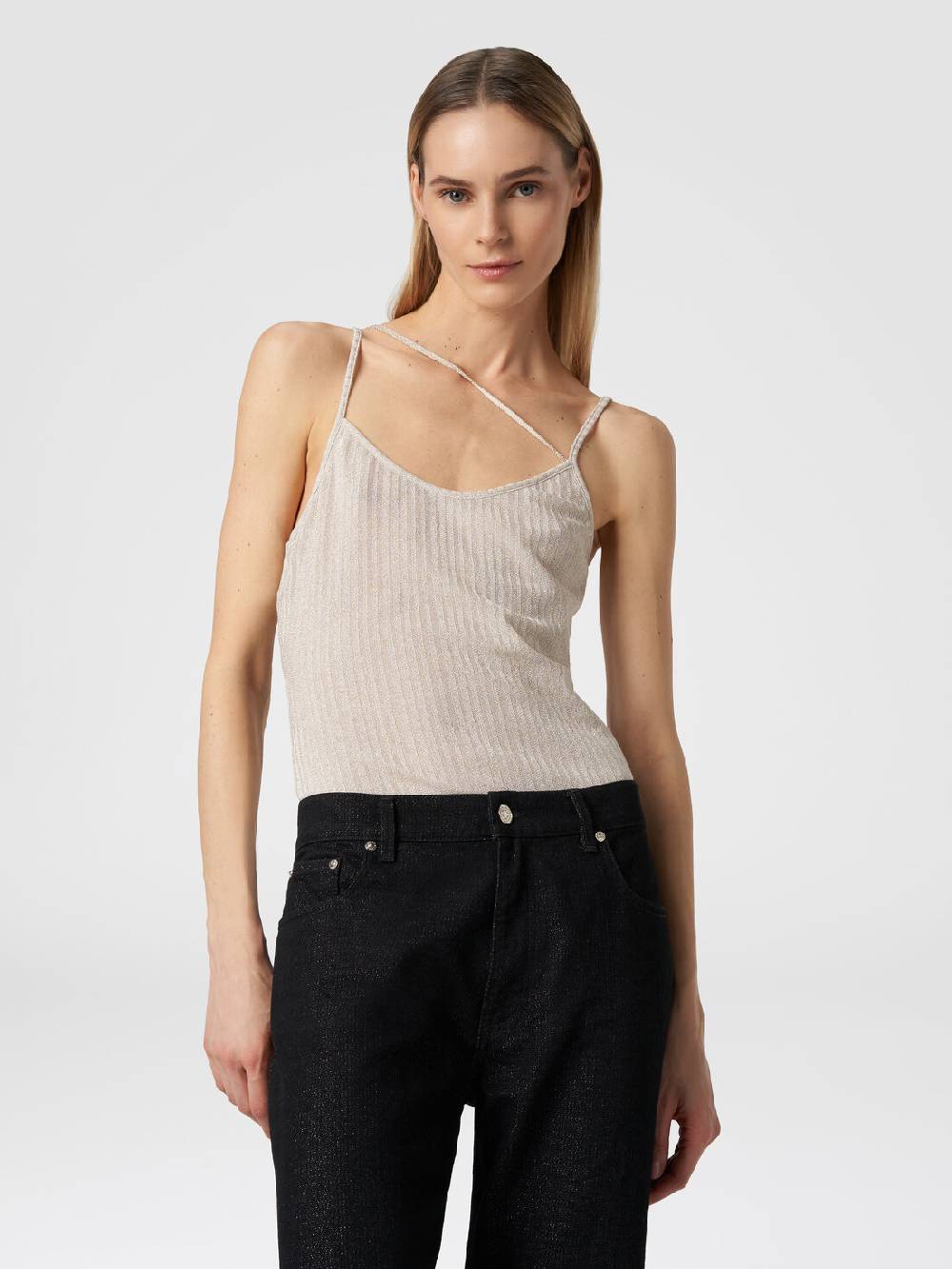 Missoni Canottiera in cotone e viscosa lamé Fino al 55% di sconto