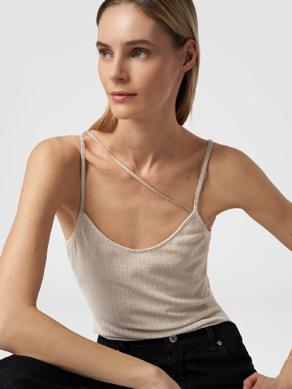 Missoni Canottiera in cotone e viscosa lamé Fino al 55% di sconto