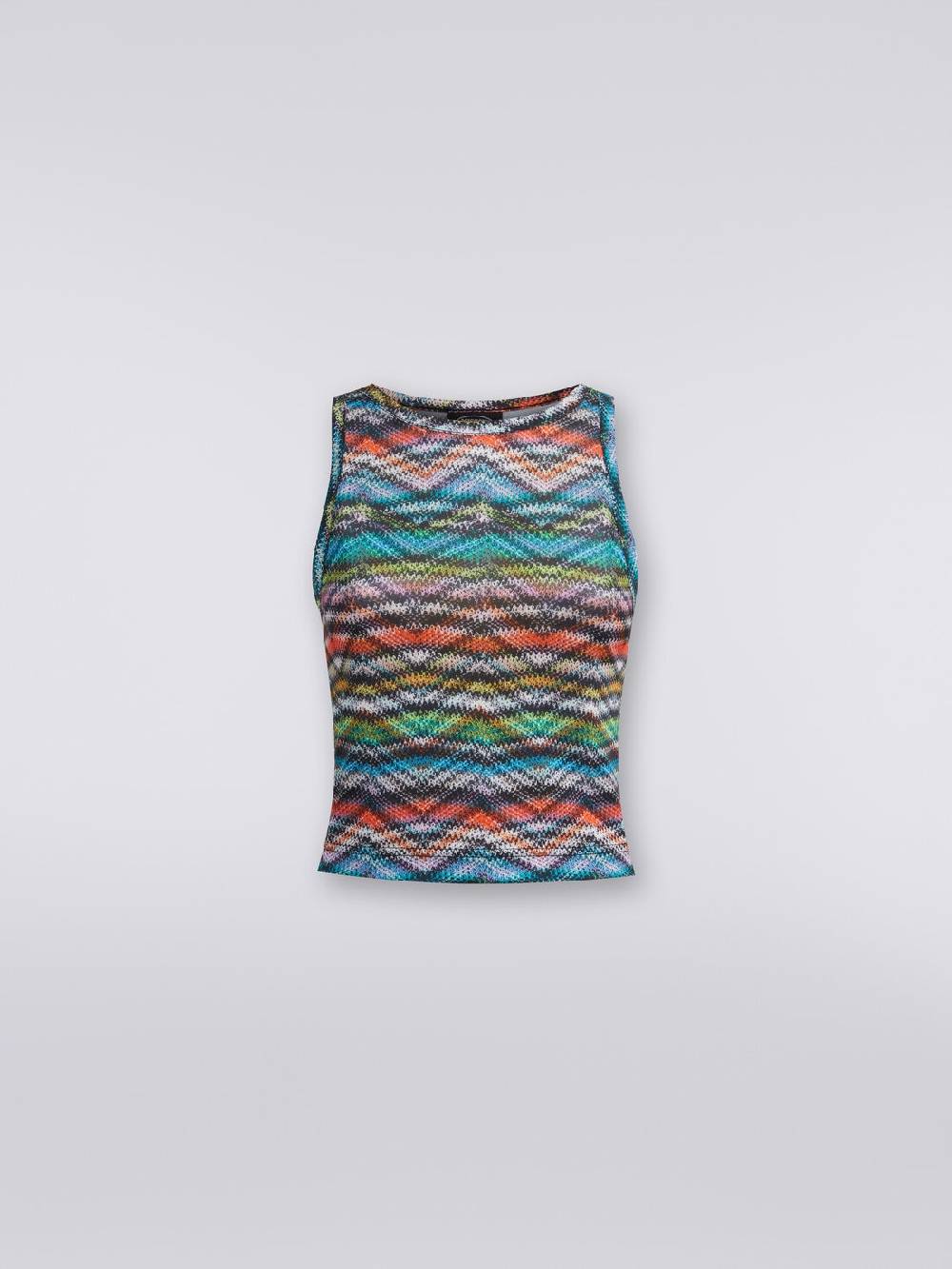 Missoni Top in nylon stretch stampato Super sconto