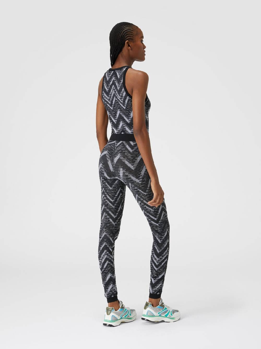 Missoni Top in maglia chevron con logo Enormi sconti